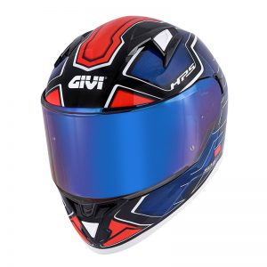 Κράνος Givi H50.6 Sport Deep Blue/Red + ζελατινα IRIDIUM - Image 2