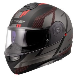 LS2 Strobe II Code Matt Black/Grey ECE 22.06 1550gr με Sunvisor