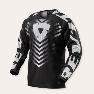 Rev’it Jersey Rough Μπλουζα off-road Black-White